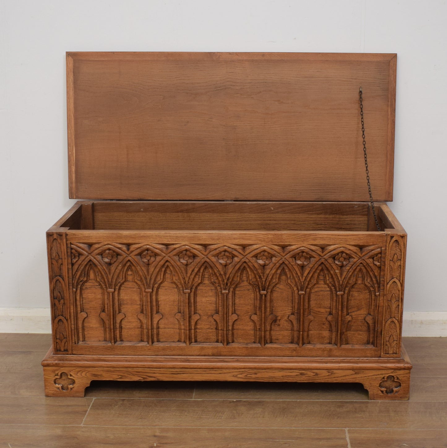 Restored Oak Blanket Box