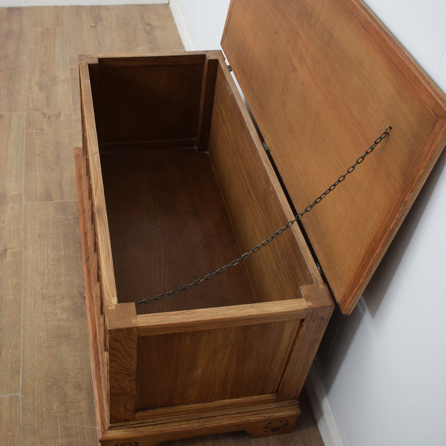 Restored Oak Blanket Box