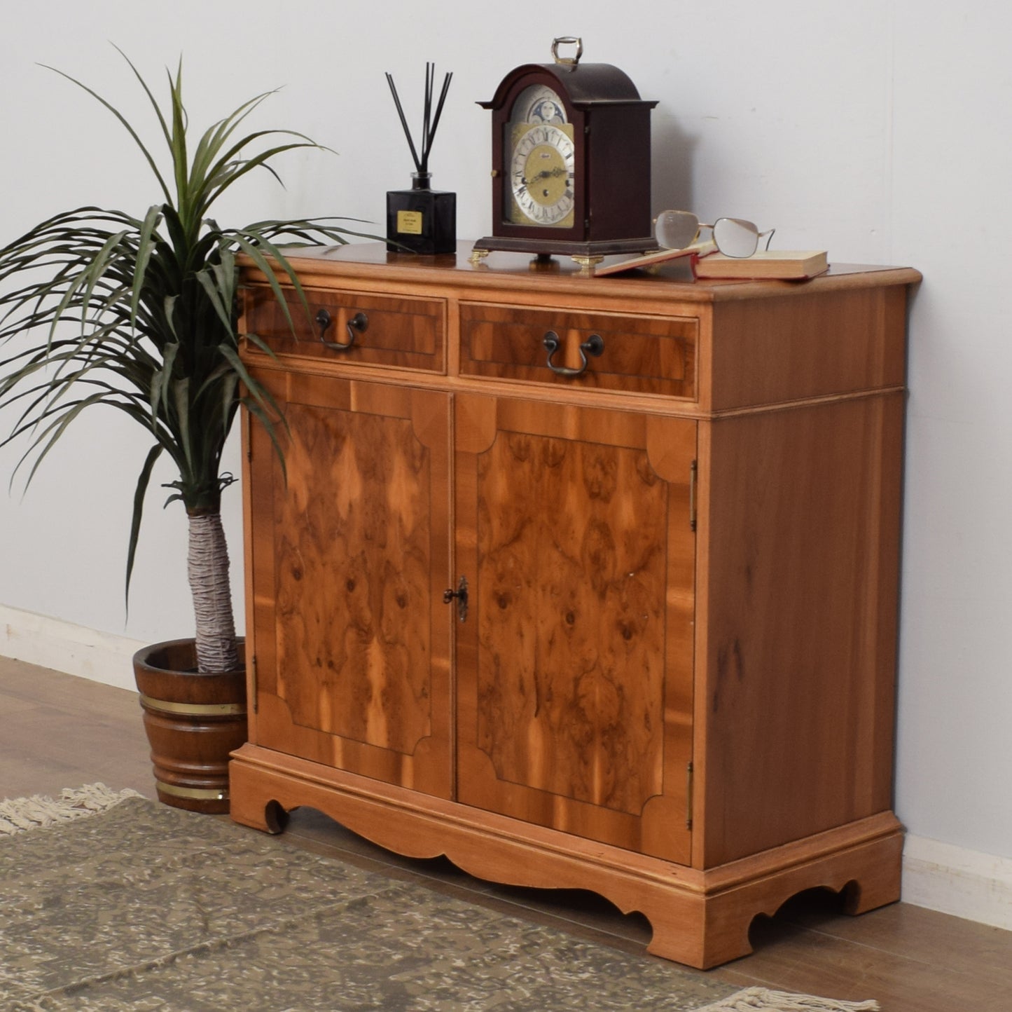 Restored Walnut Veneer Sideboard