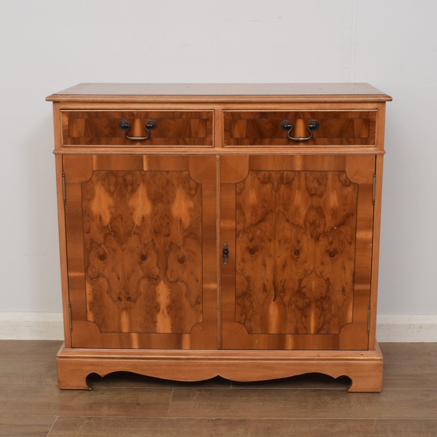Restored Walnut Veneer Sideboard