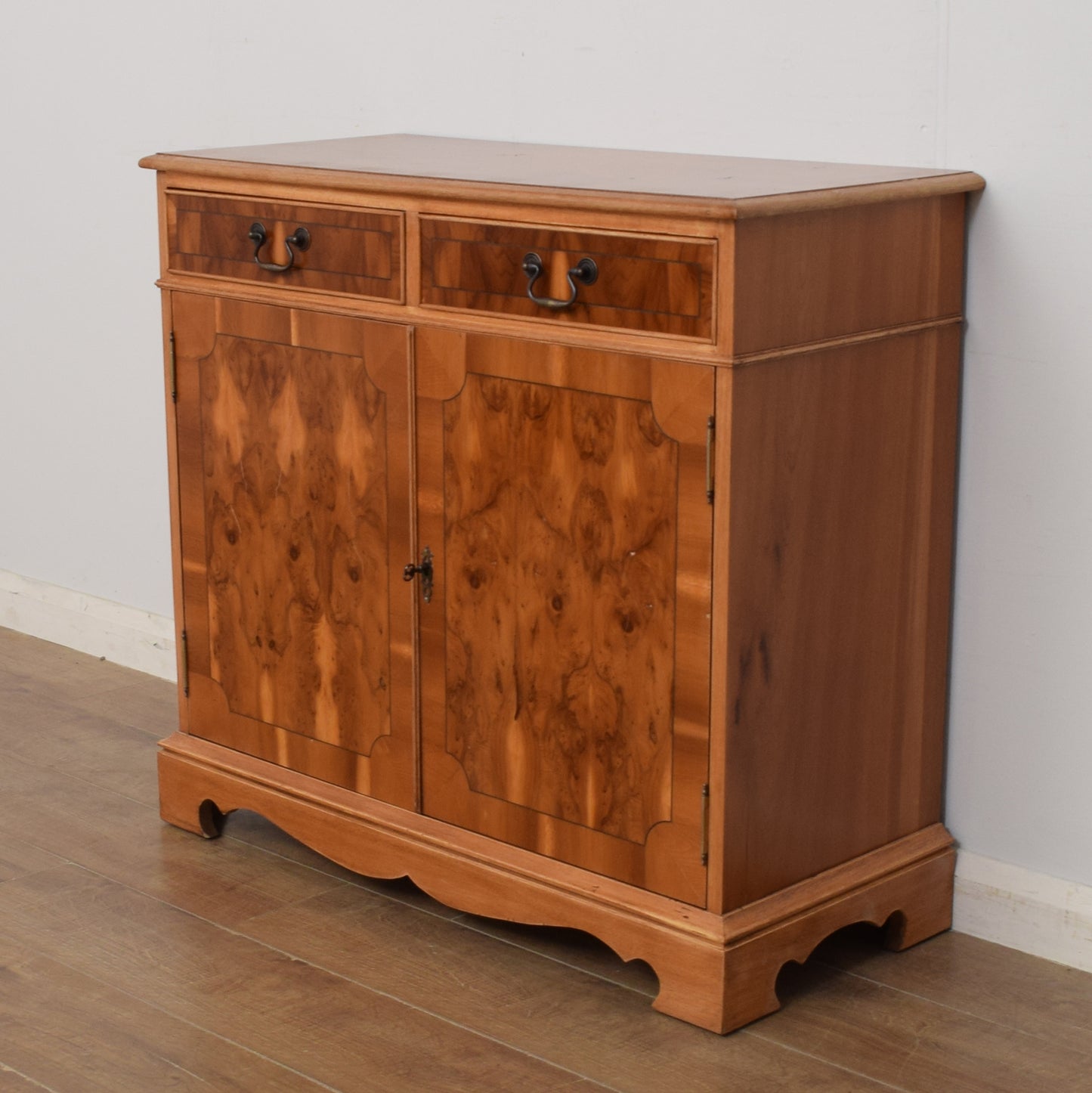 Restored Walnut Veneer Sideboard