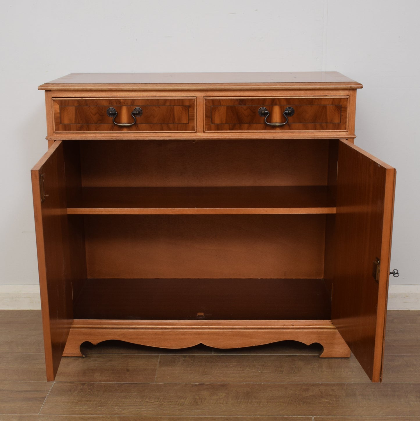 Restored Walnut Veneer Sideboard