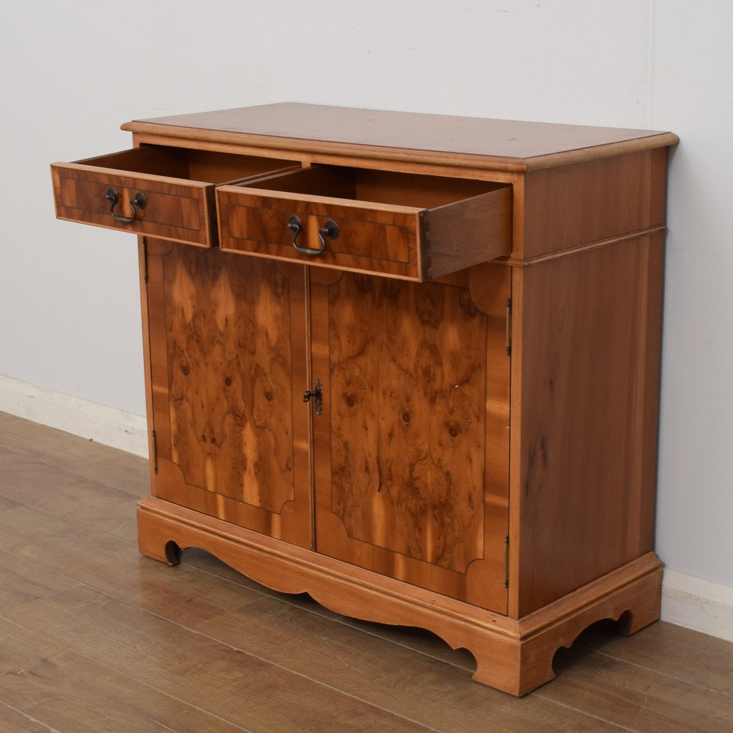 Restored Walnut Veneer Sideboard