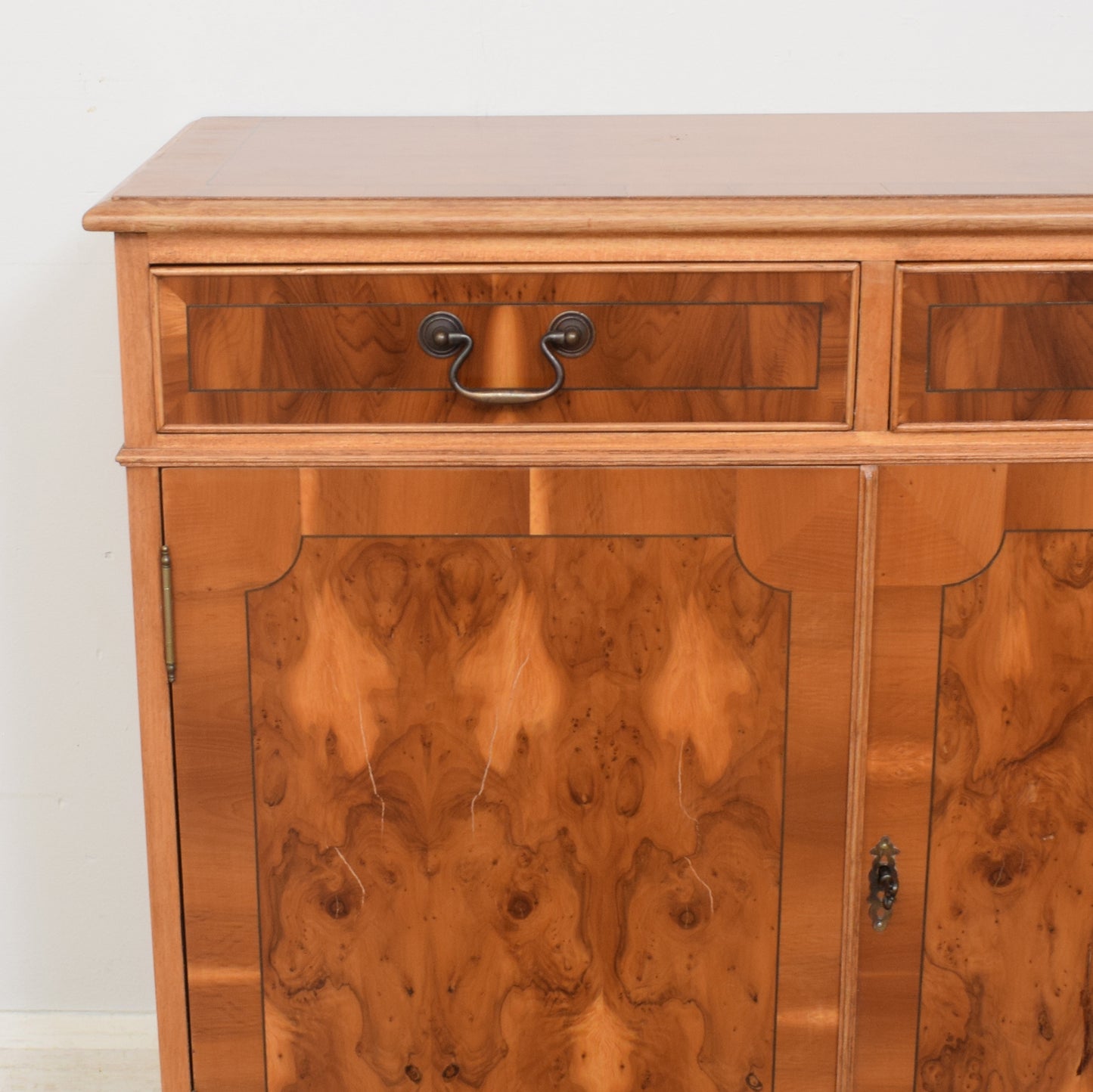 Restored Walnut Veneer Sideboard