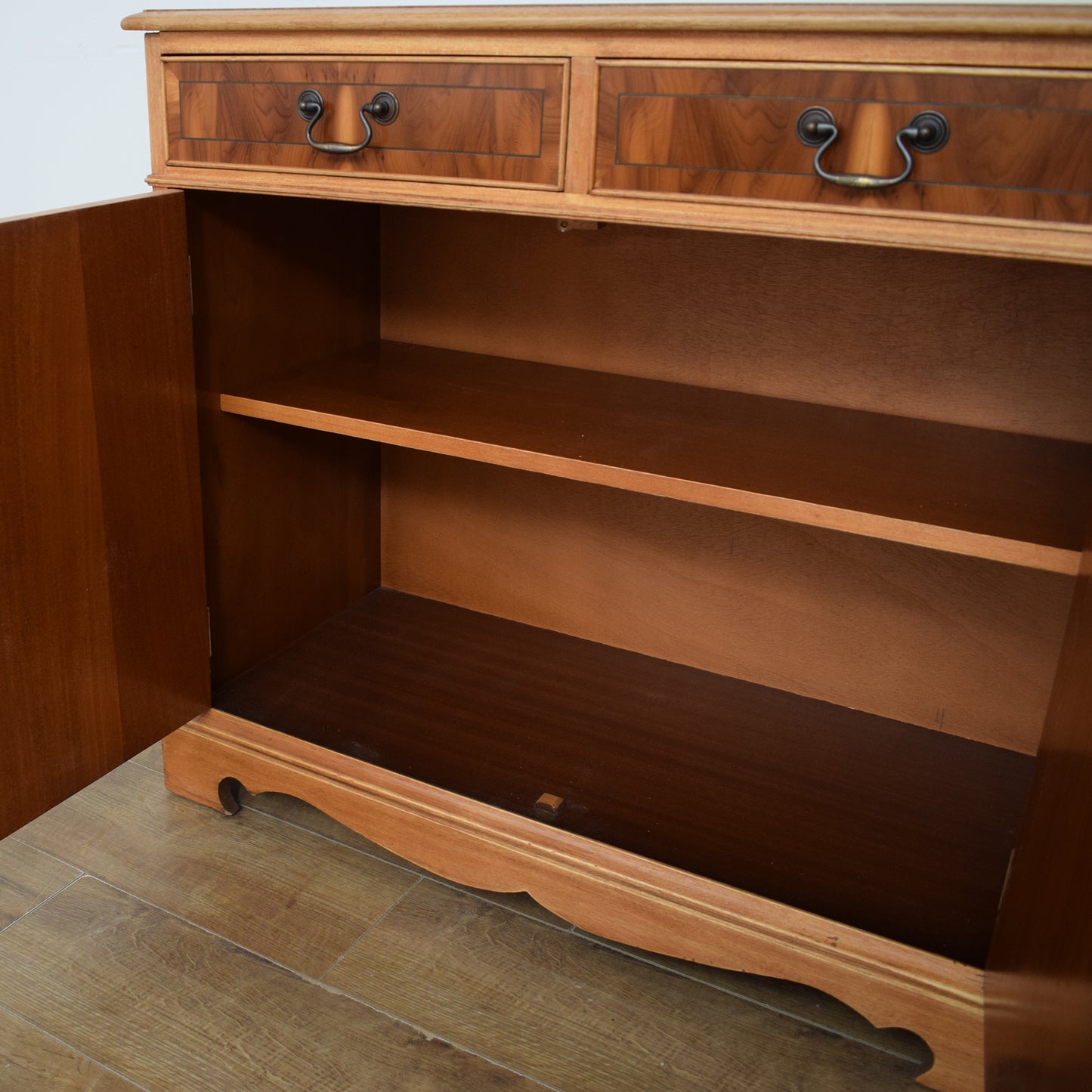 Restored Walnut Veneer Sideboard