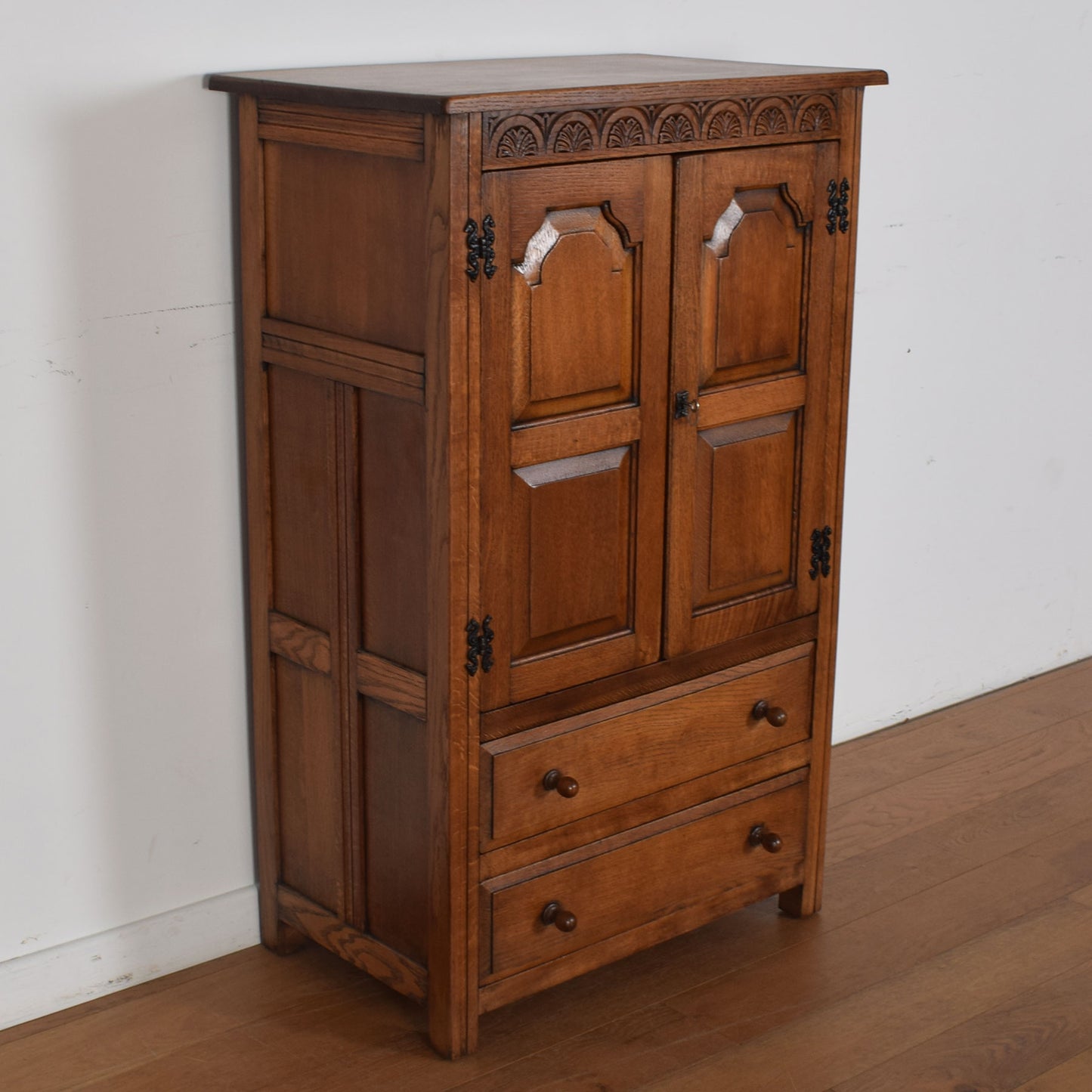 Vintage Oak Tallboy