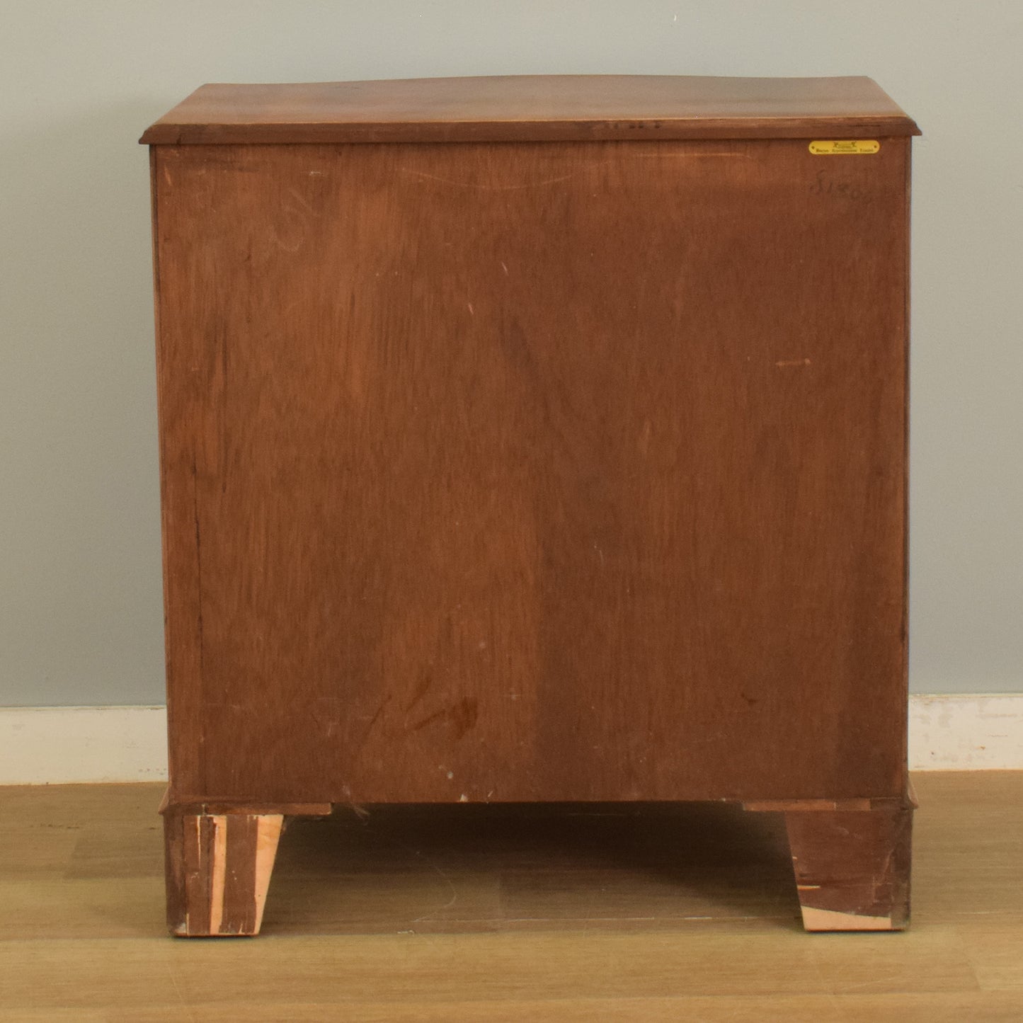Mahogany Veneer Chest of Drawers