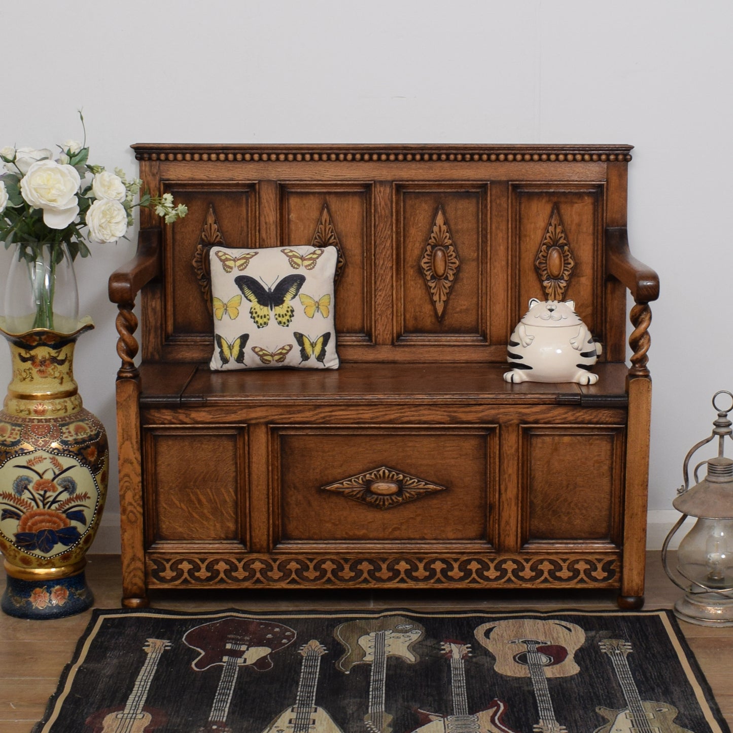Restored Oak Bench