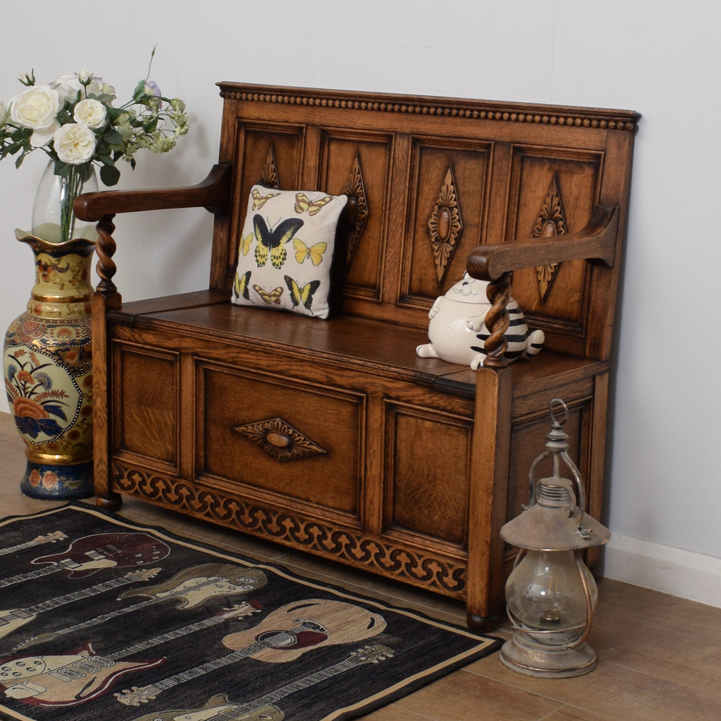 Restored Oak Bench