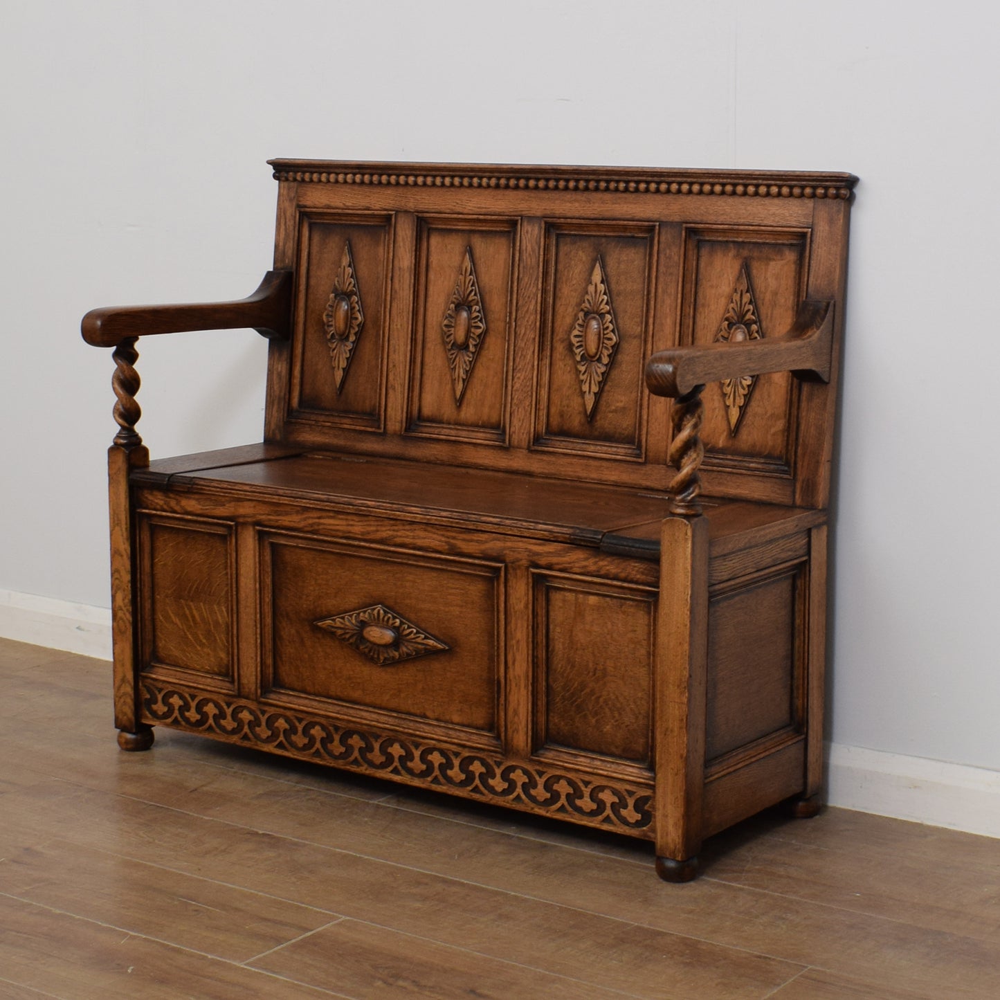 Restored Oak Bench