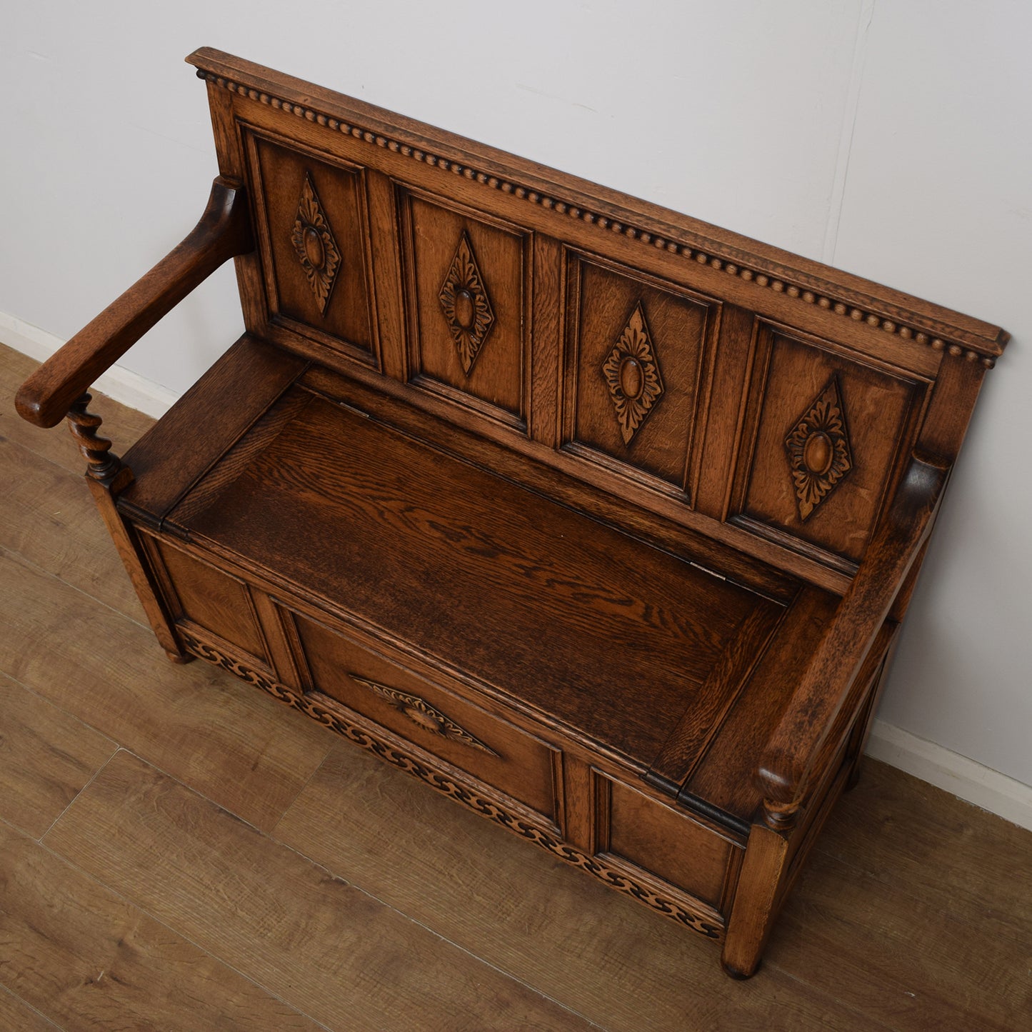 Restored Oak Bench