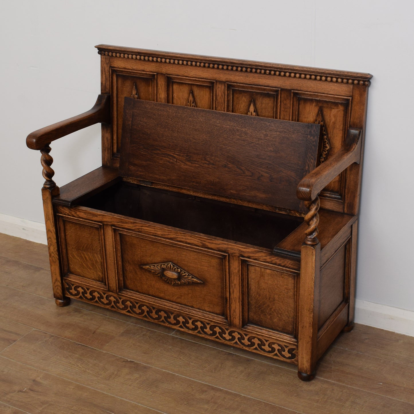 Restored Oak Bench