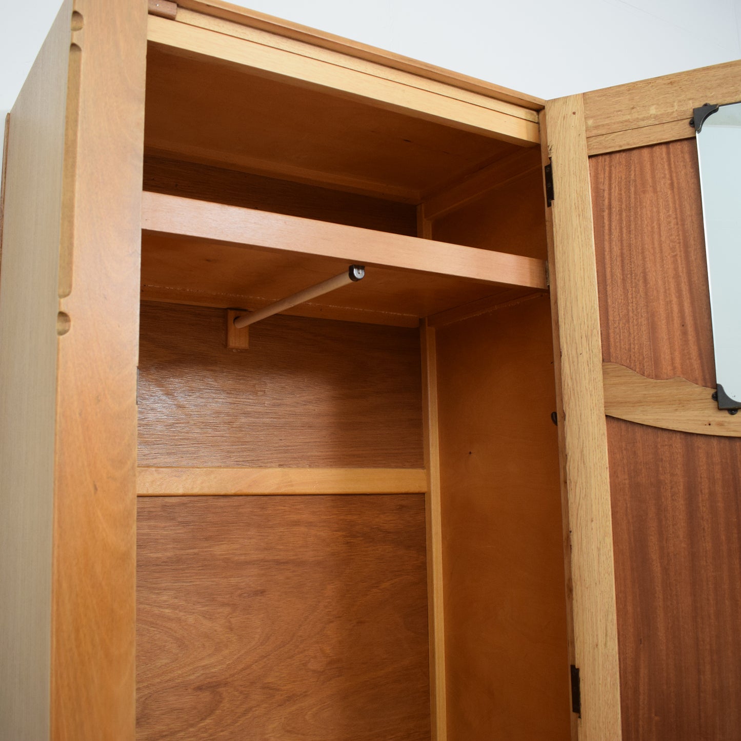 Restored Oak Veneer Hallrobe