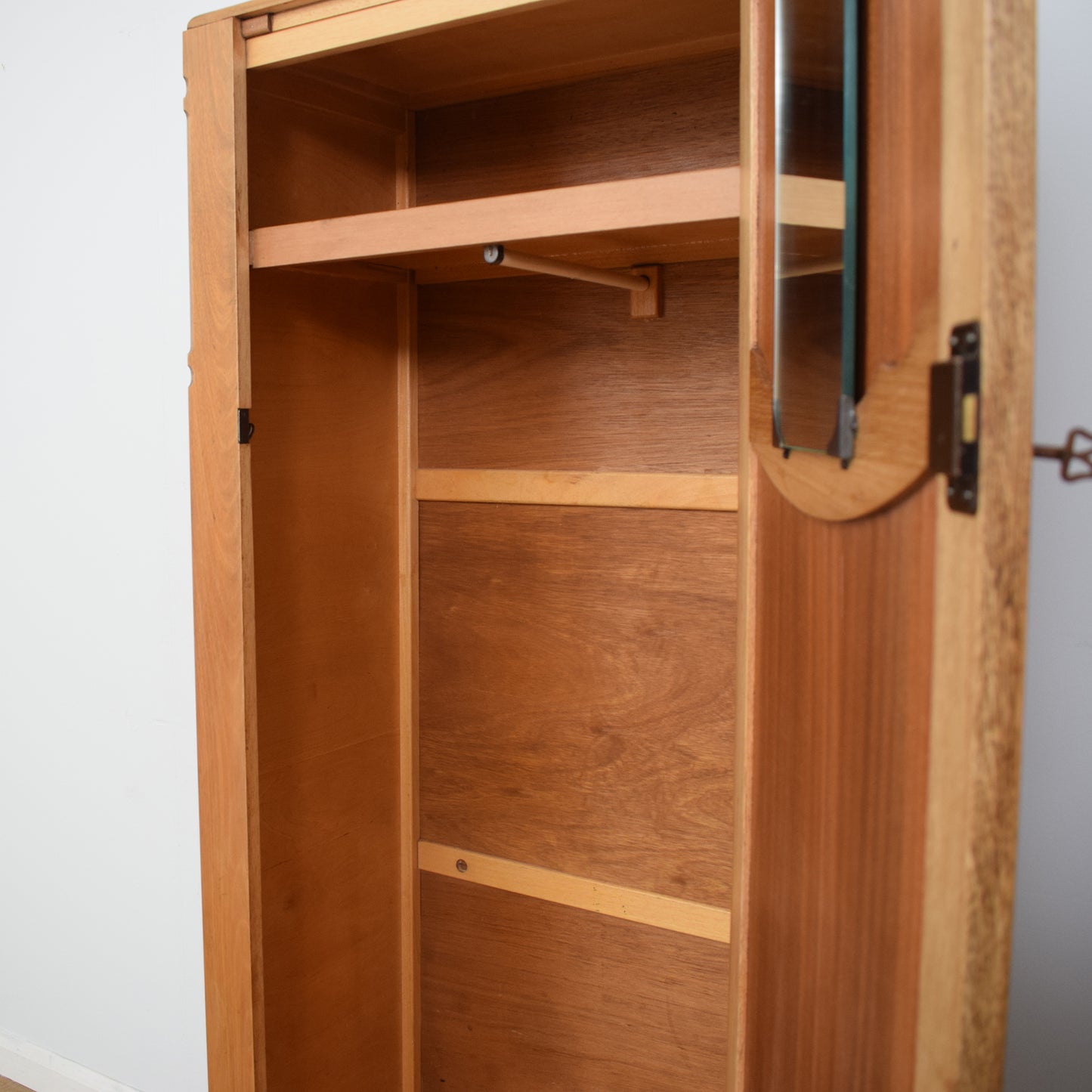 Restored Oak Veneer Hallrobe