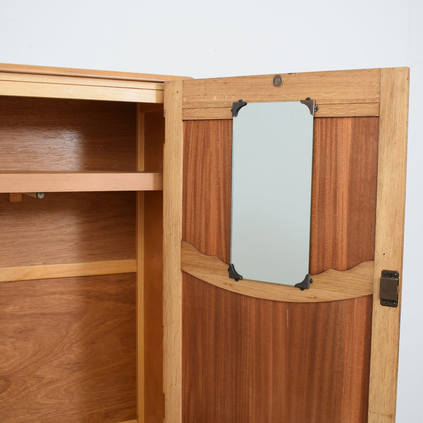 Restored Oak Veneer Hallrobe