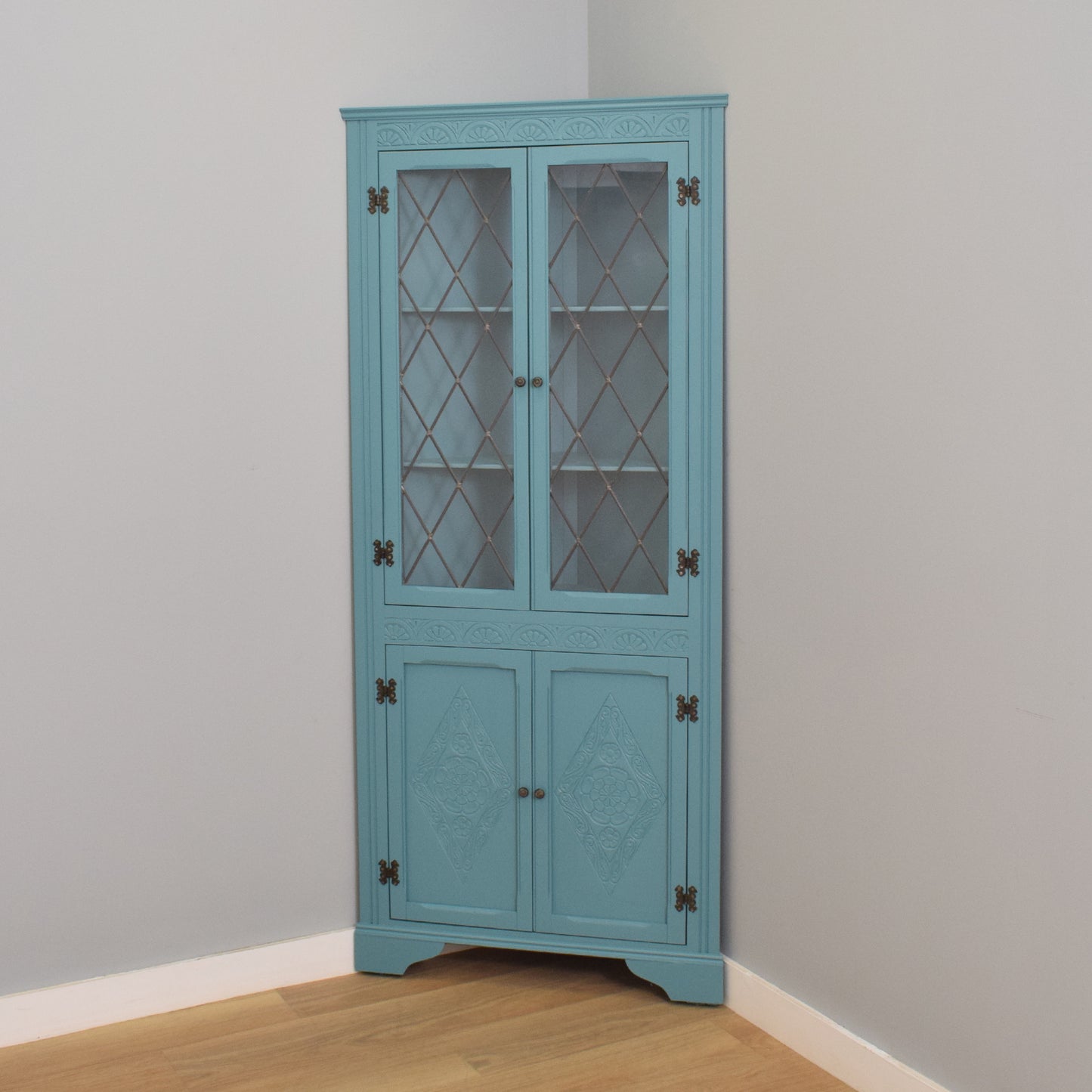 Painted Corner Cabinet