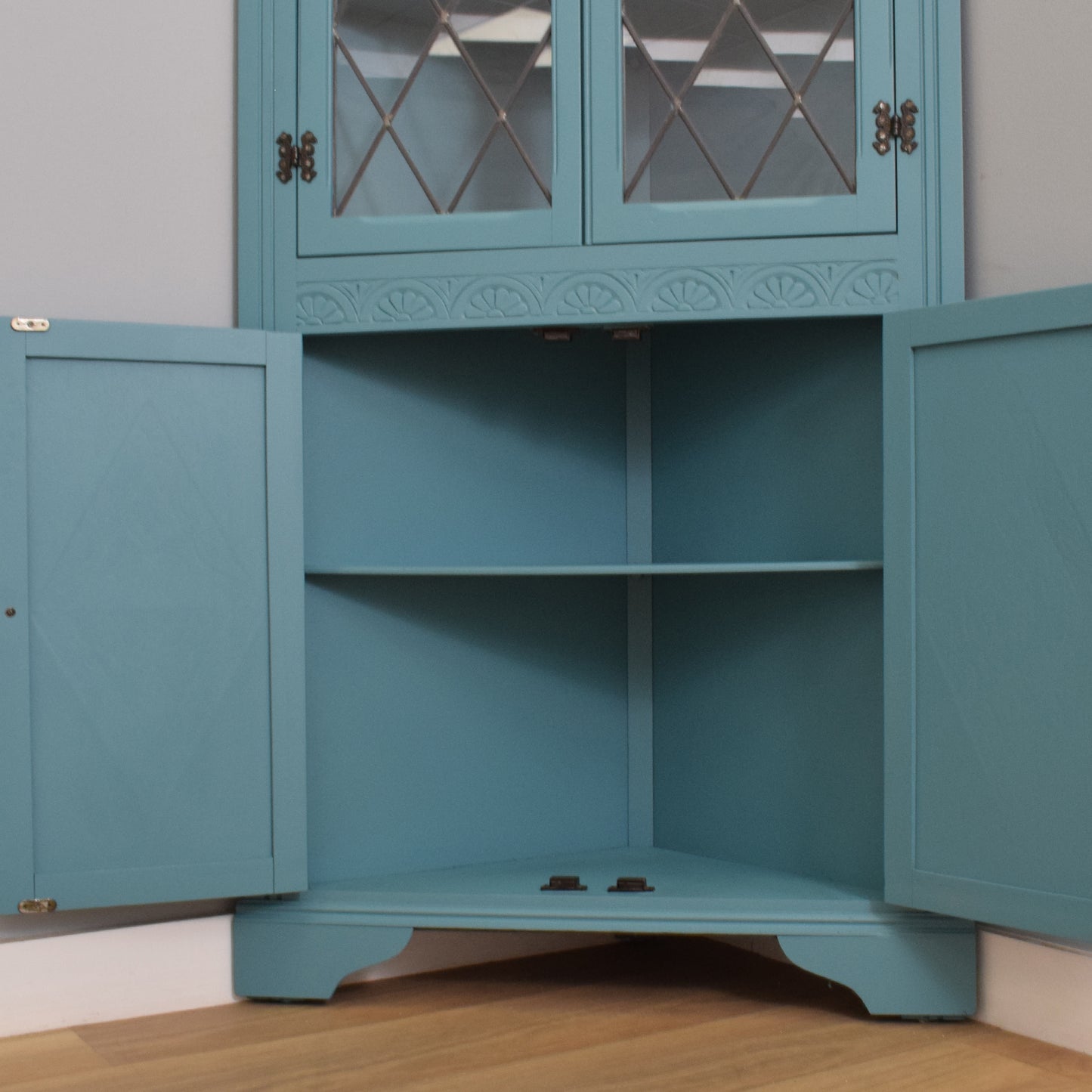 Painted Corner Cabinet