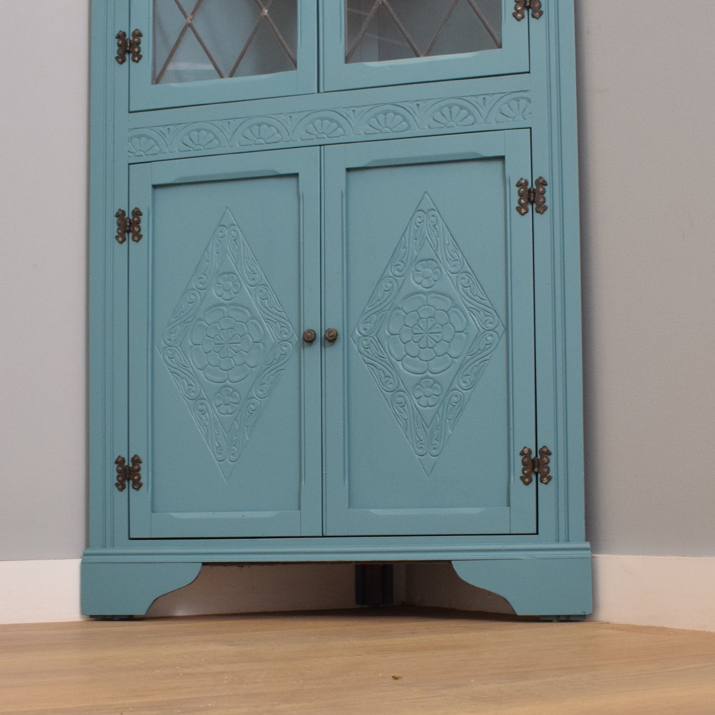 Painted Corner Cabinet