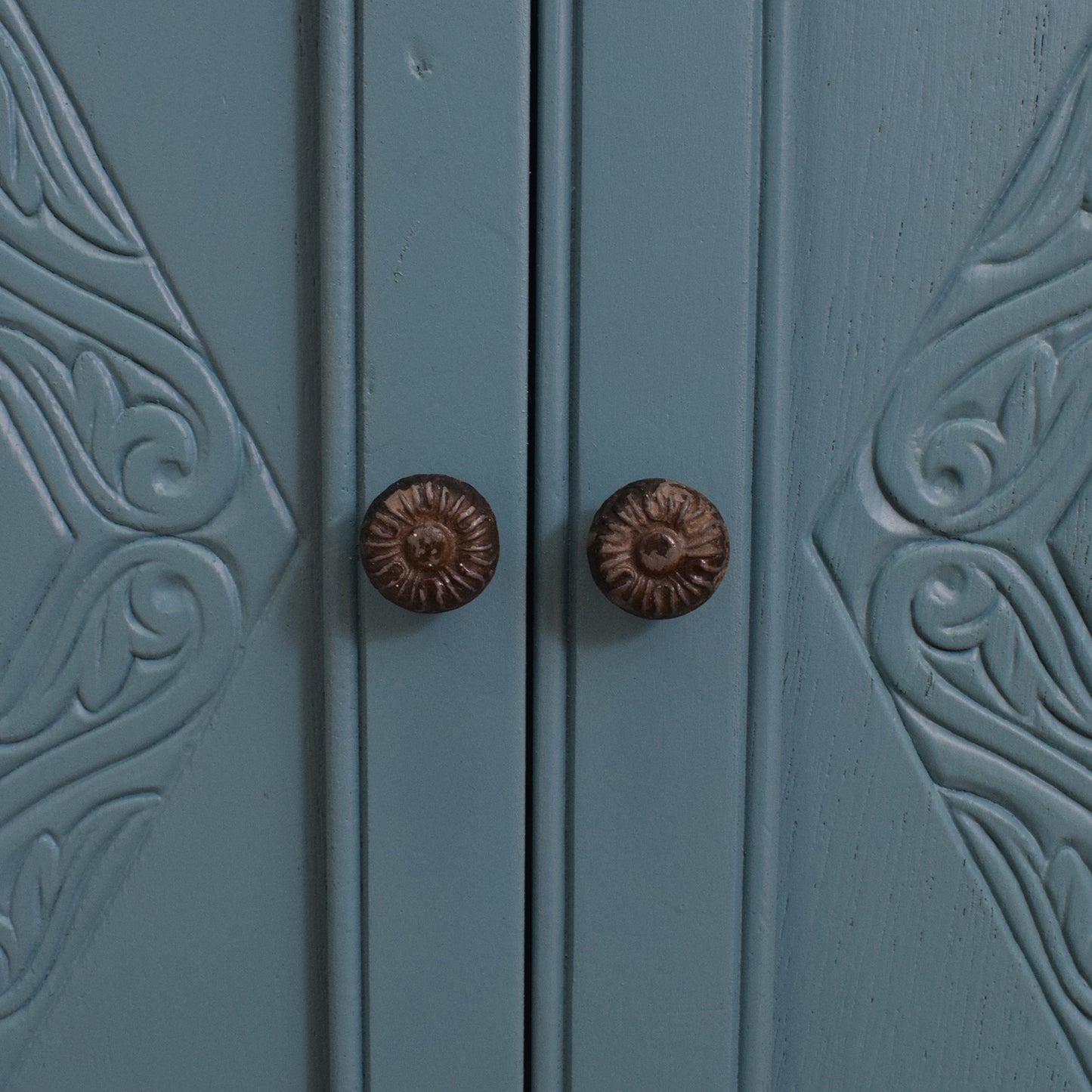 Painted Corner Cabinet