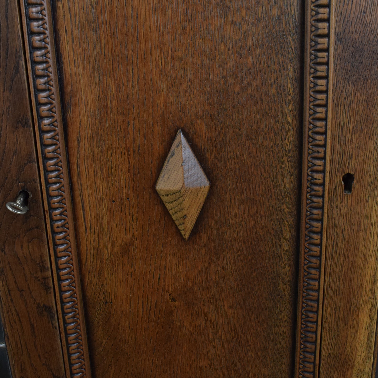 Glazed Oak Cabinet