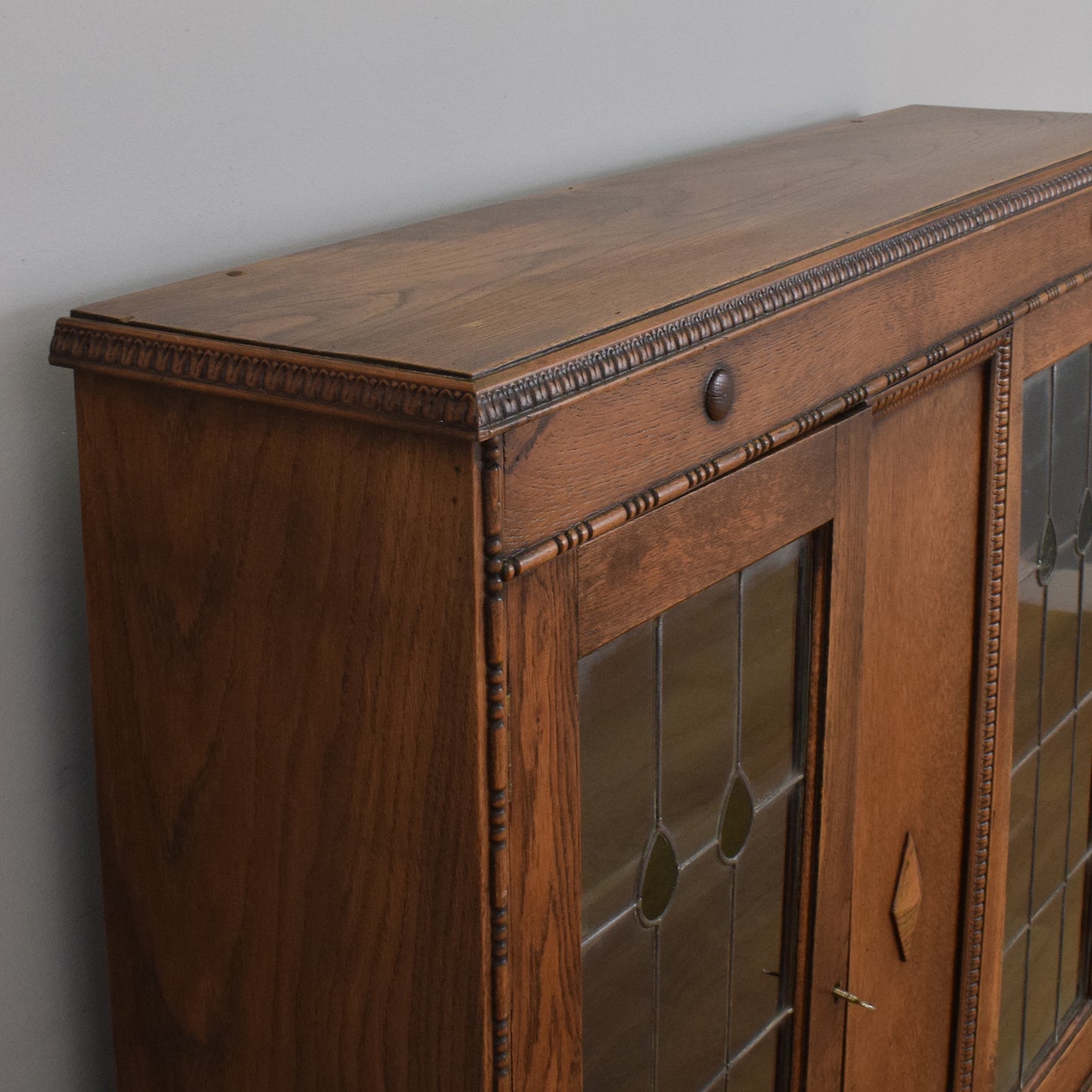 Glazed Oak Cabinet