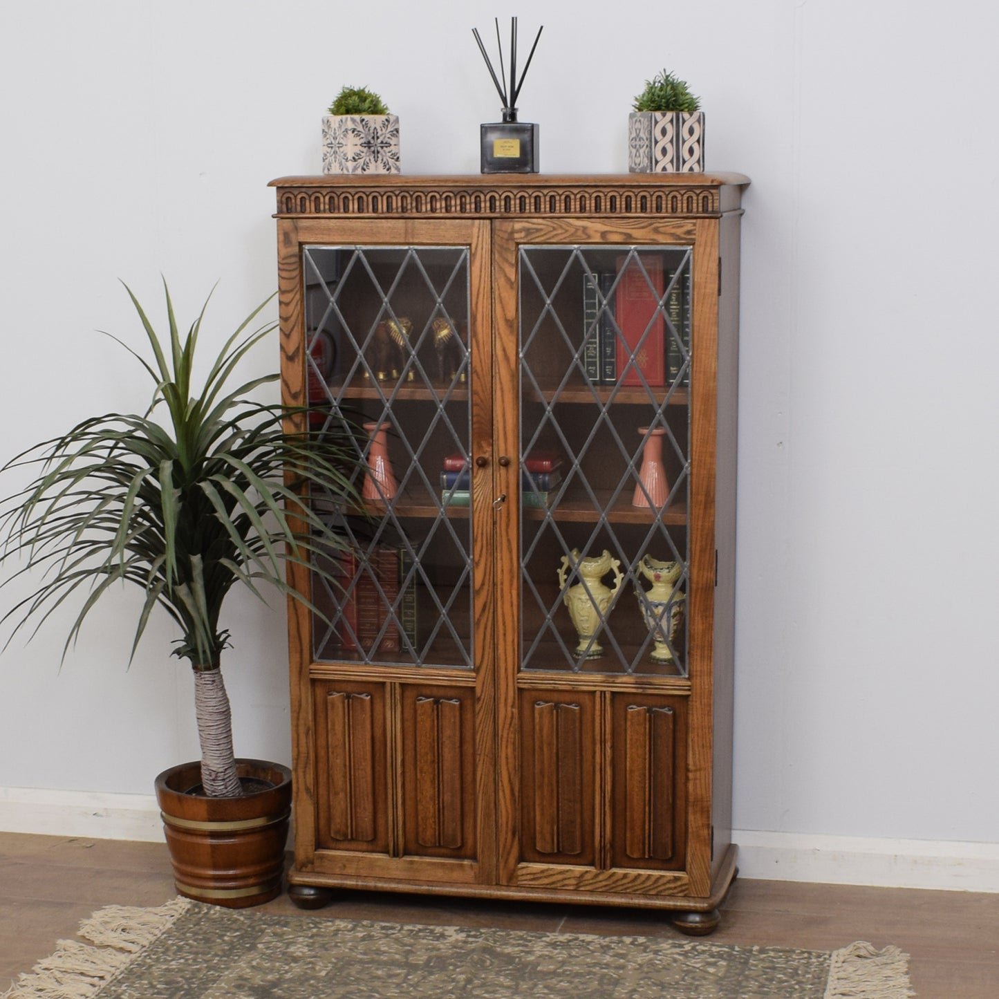 Restored Glazed Bookcase