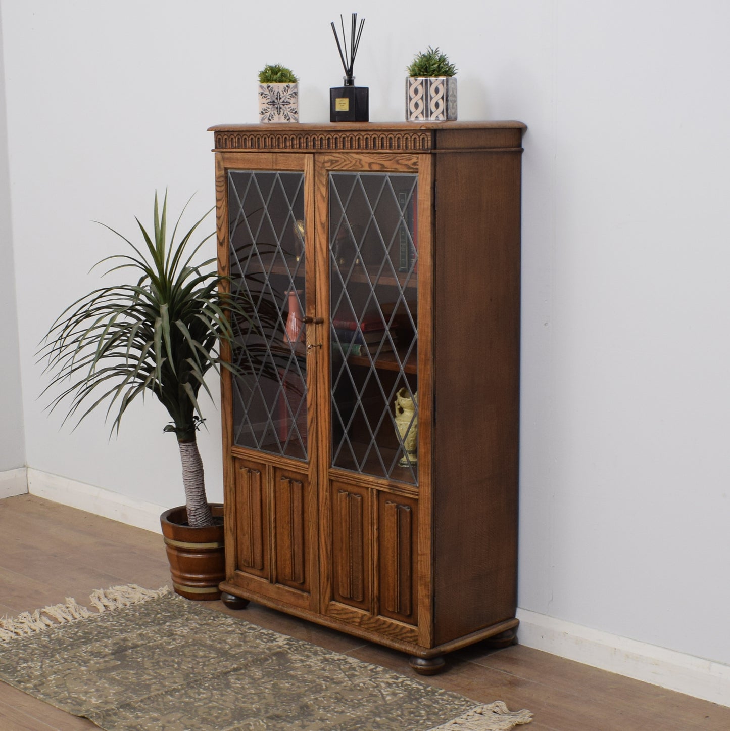 Restored Glazed Bookcase