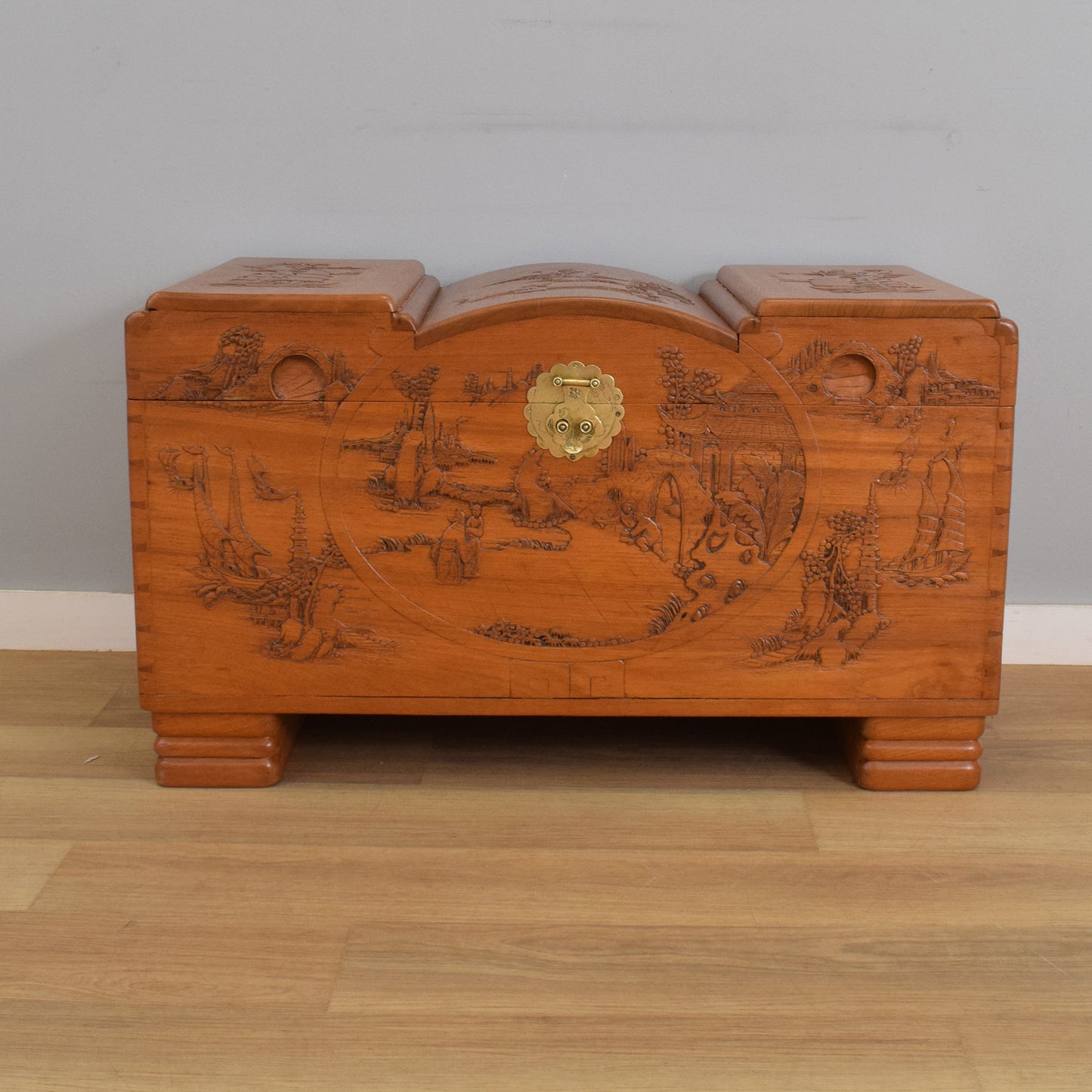 Restored Camphor Blanket Box