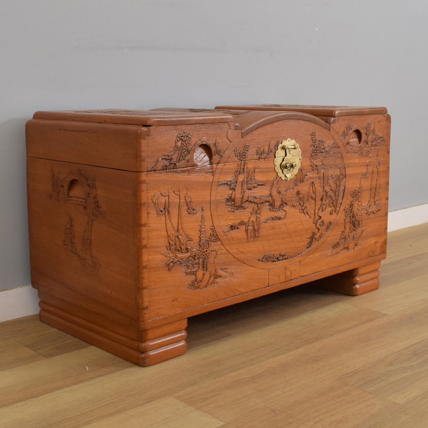 Restored Camphor Blanket Box