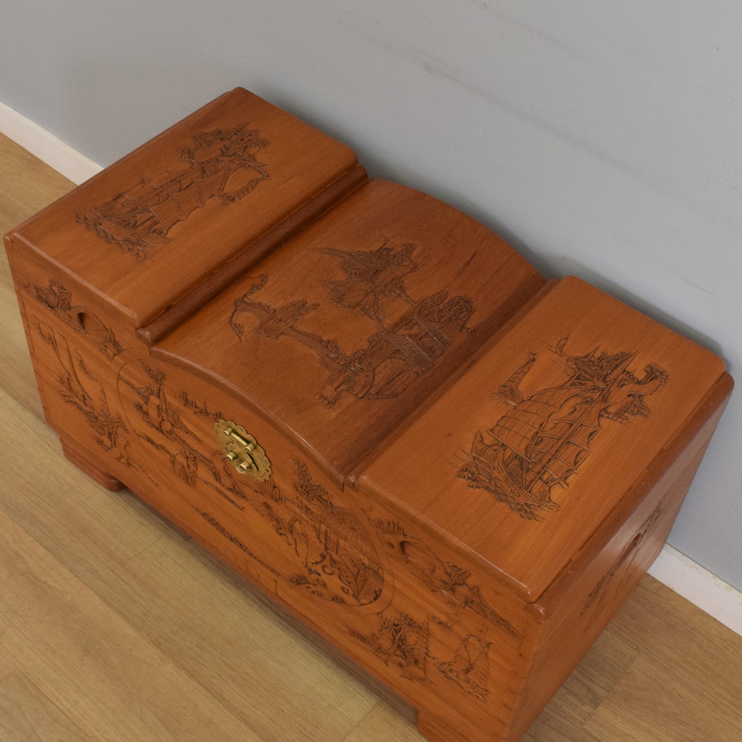 Restored Camphor Blanket Box