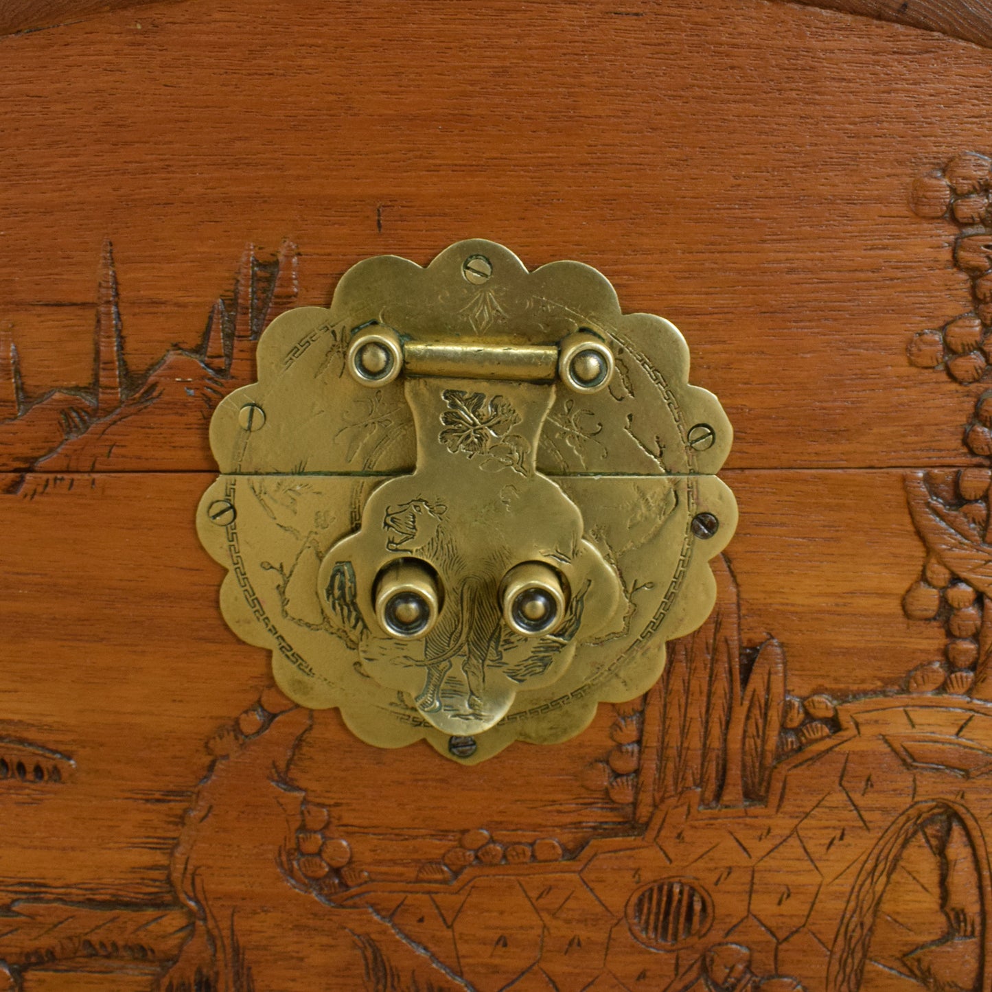 Restored Camphor Blanket Box