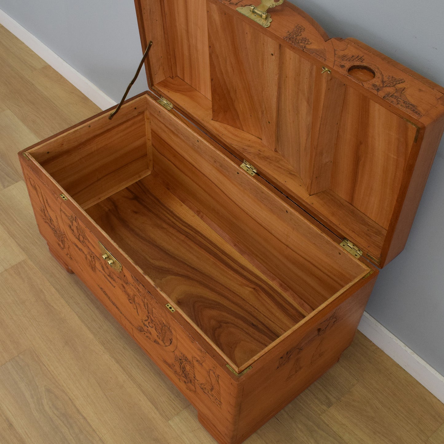 Restored Camphor Blanket Box