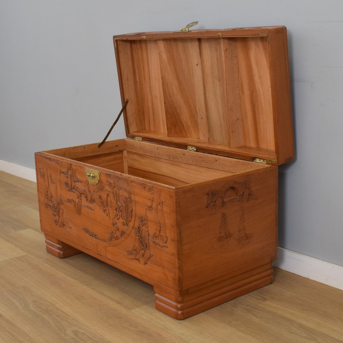 Restored Camphor Blanket Box