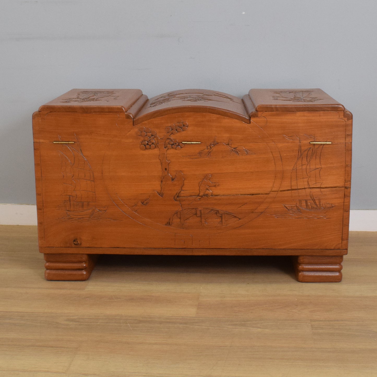Restored Camphor Blanket Box