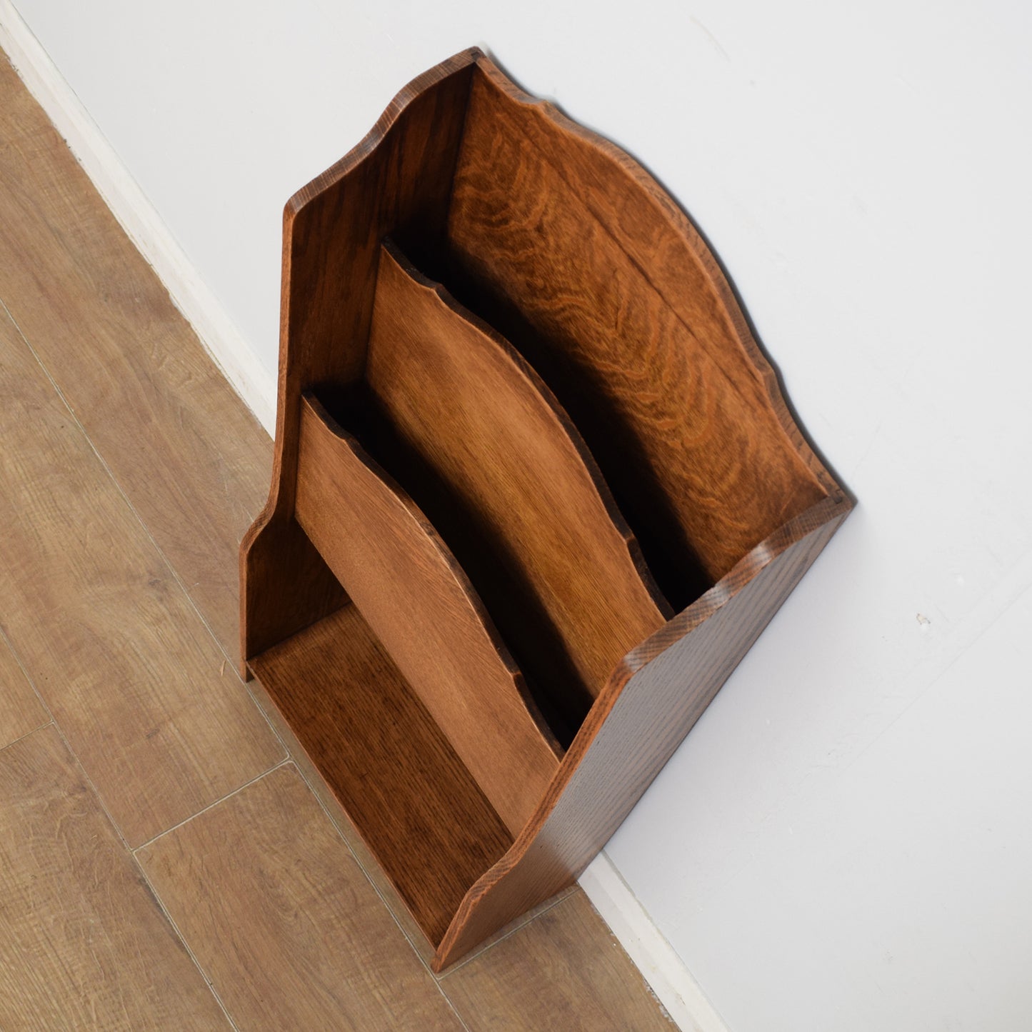 Oak Magazine Rack