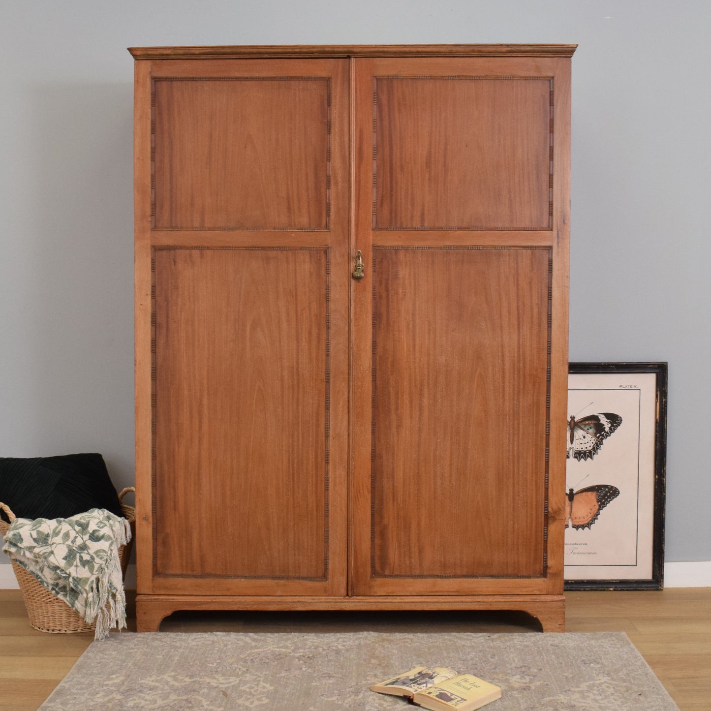 Mahogany Double Wardrobe