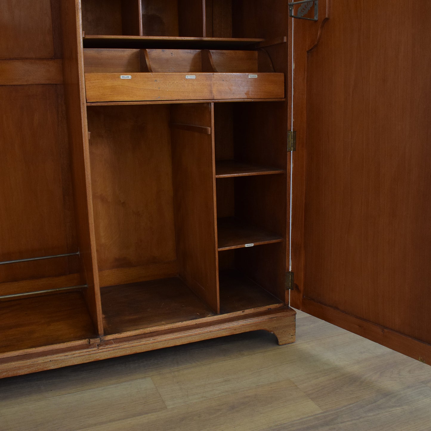 Mahogany Double Wardrobe