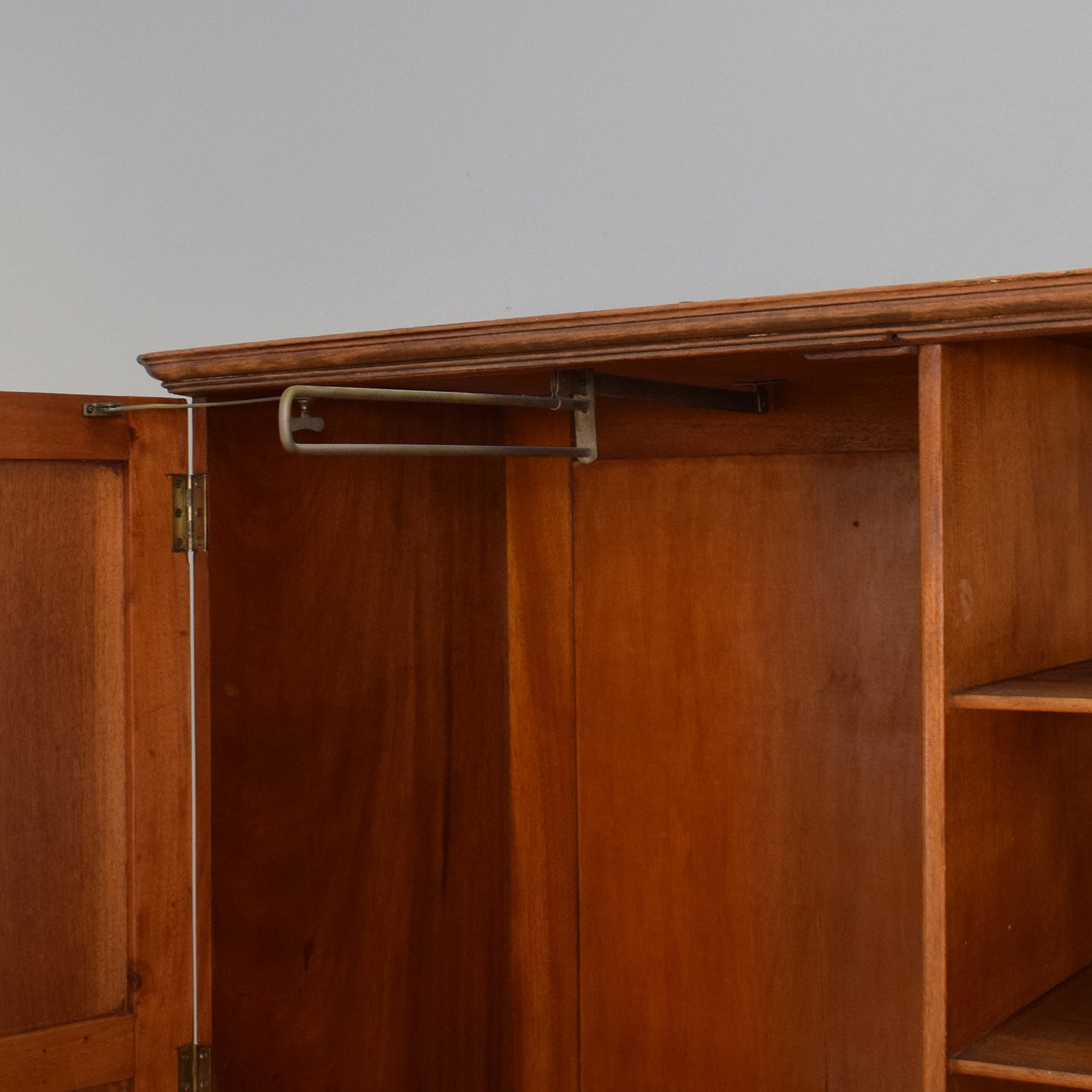 Mahogany Double Wardrobe
