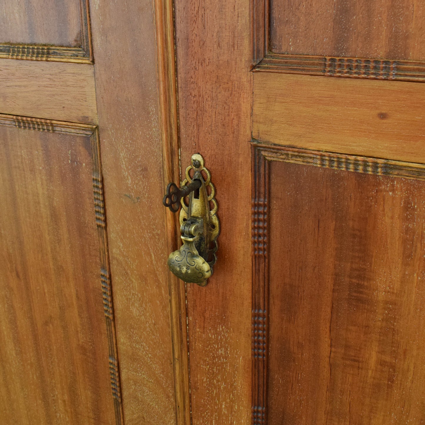 Mahogany Double Wardrobe