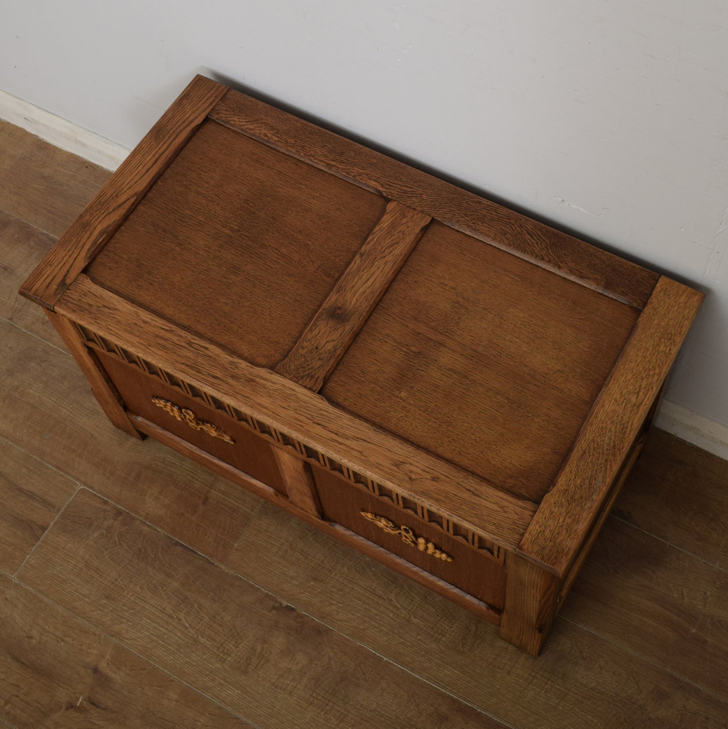 Restored Oak Blanket Box