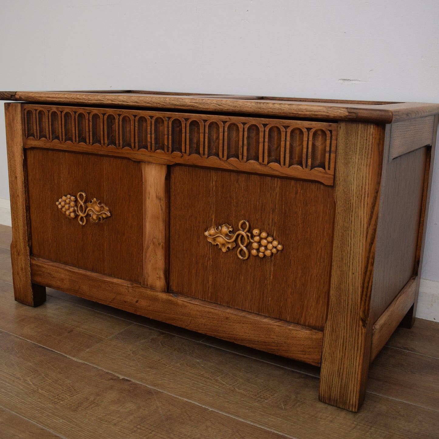 Restored Oak Blanket Box