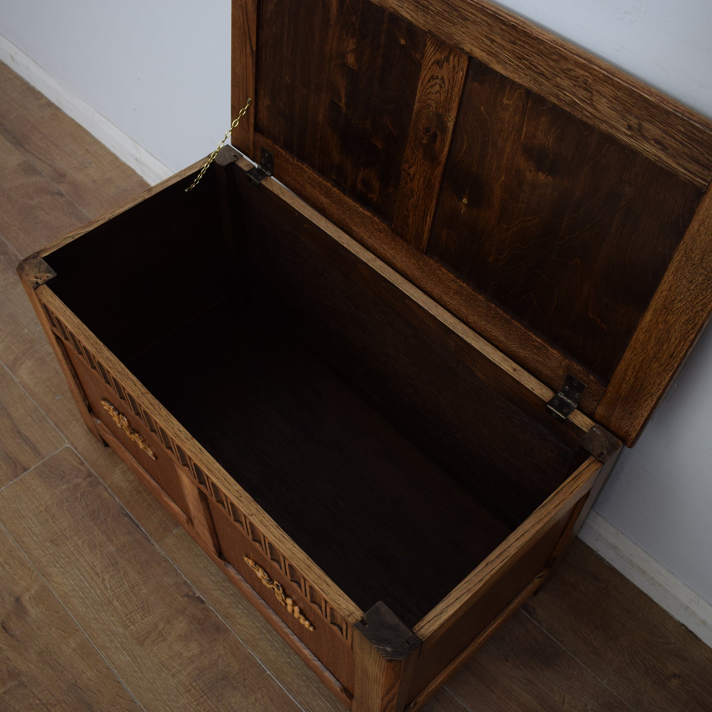 Restored Oak Blanket Box