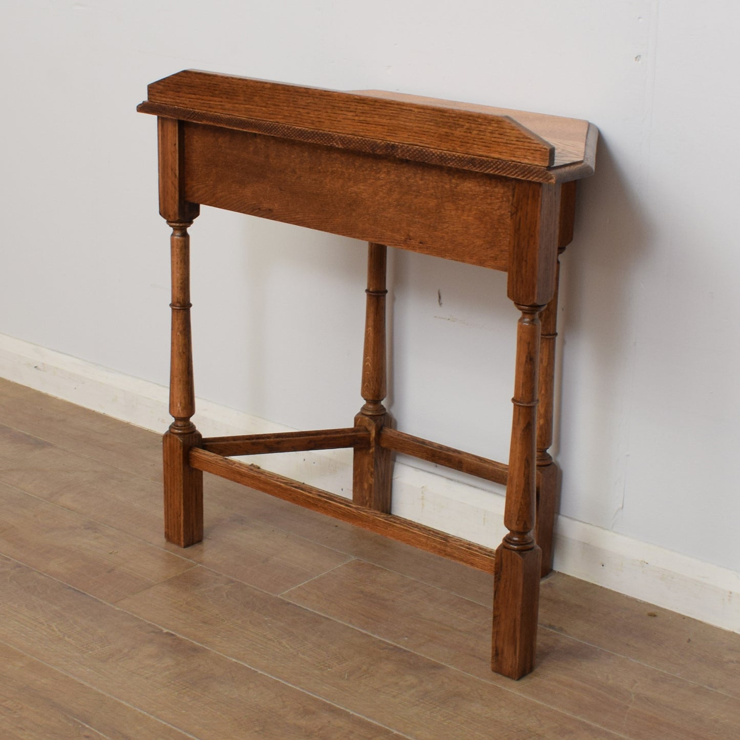 Restored Oak Console Table