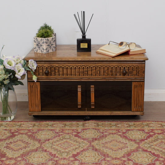 Restored Priory TV Cabinet