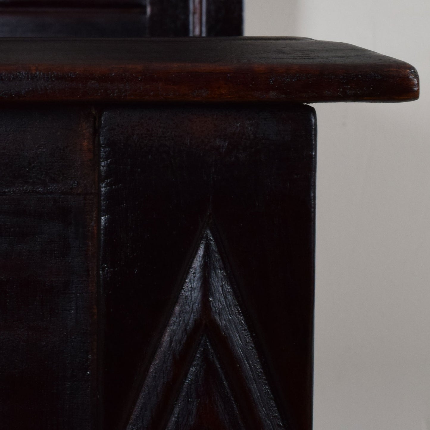 Carved Mirrored Hall Stand