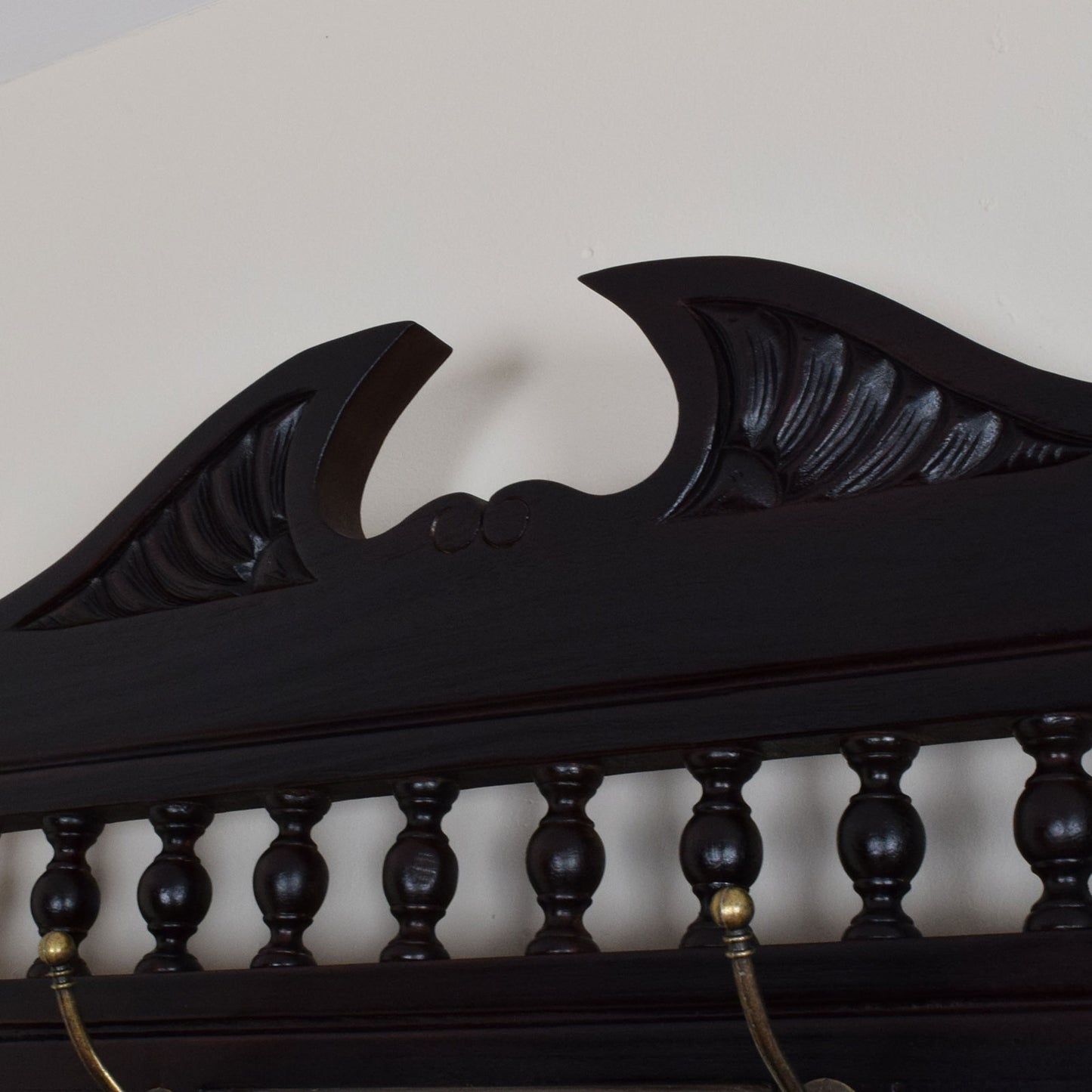 Carved Mirrored Hall Stand
