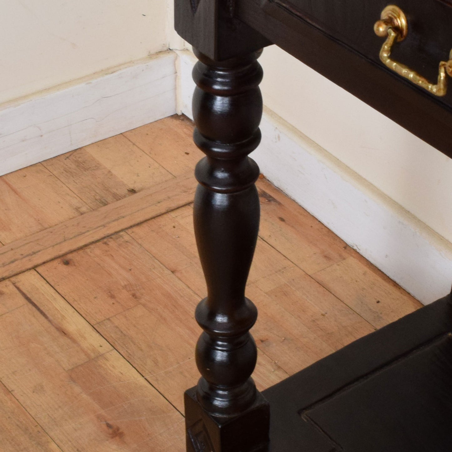 Carved Mirrored Hall Stand