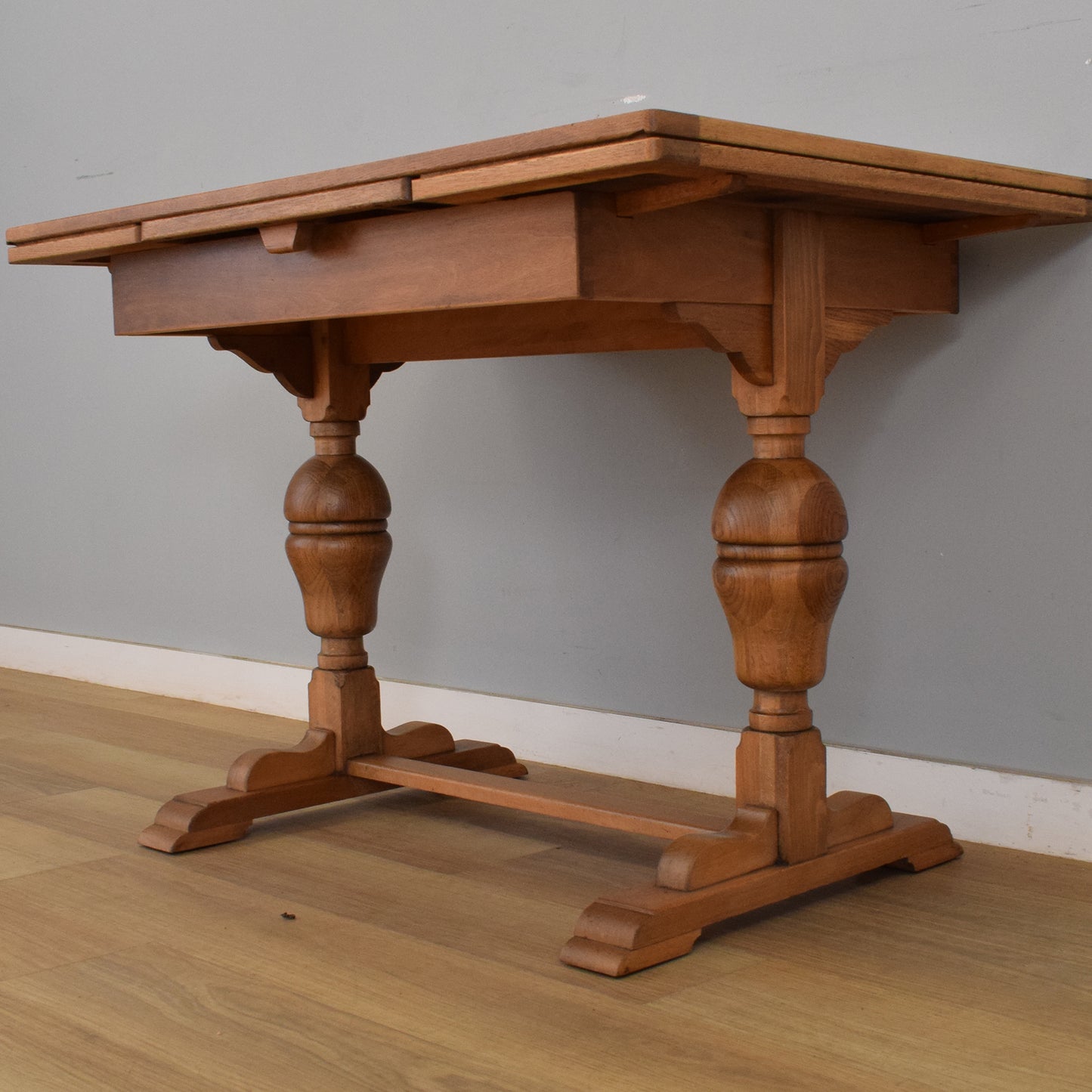 Ercol Draw-Leaf Table and Four Chairs
