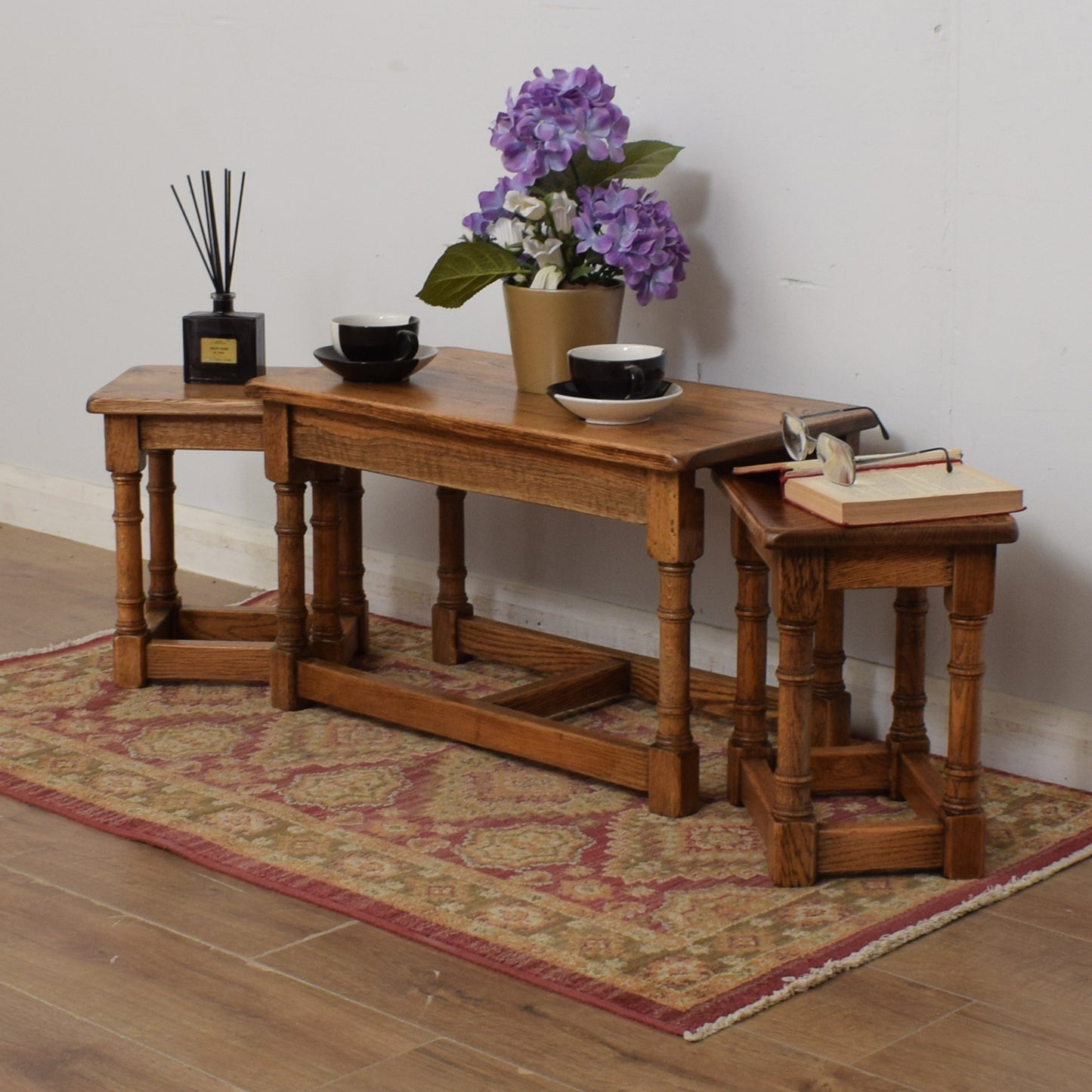 Long Oak Nest of Tables