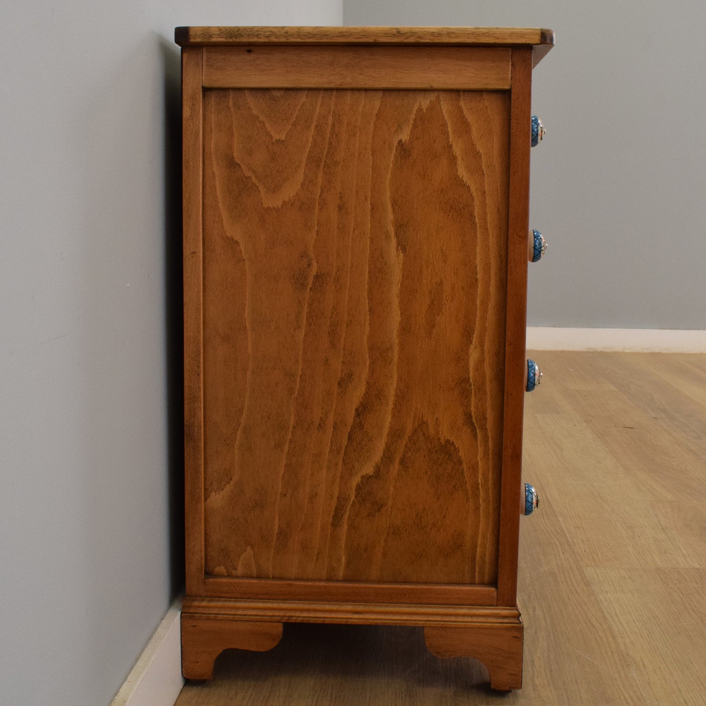 Small Restored Oak Chest of Drawers